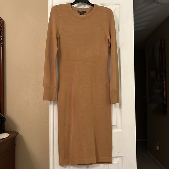 French Connection Dresses & Skirts - NWOT French Connection soft sweater dress camel color sz M